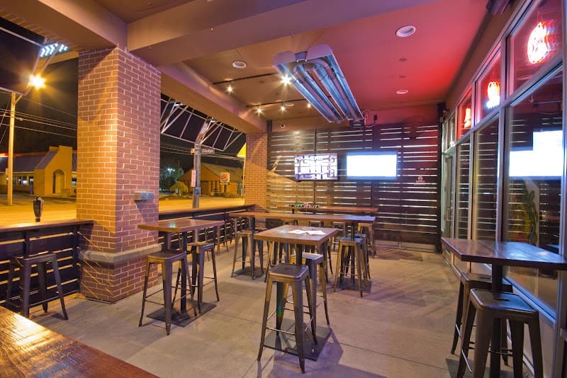 Interior view of 16-Bit Bar+Arcade bowling alley