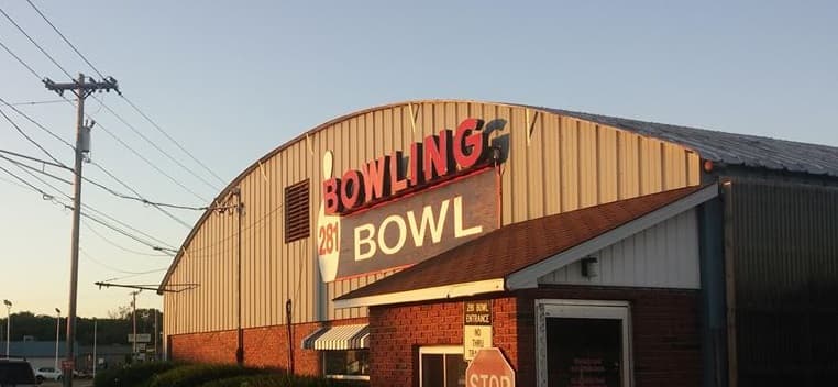 Interior view of 281 Bowling, Inc. bowling alley