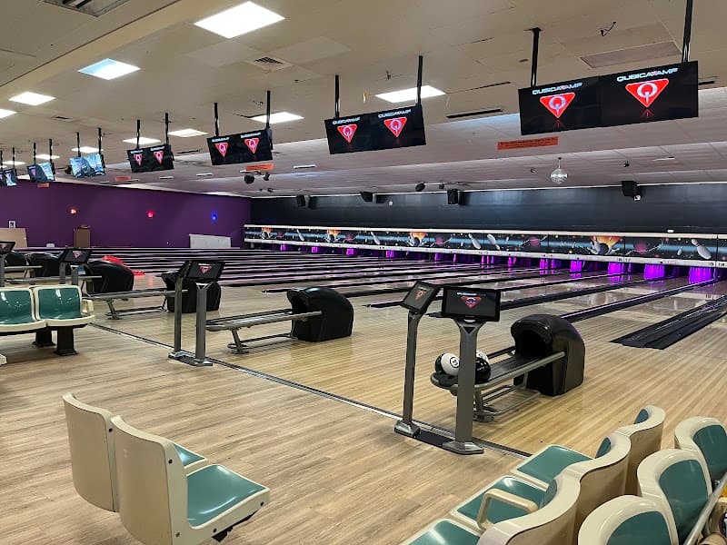 Interior view of 901 Bowl bowling alley