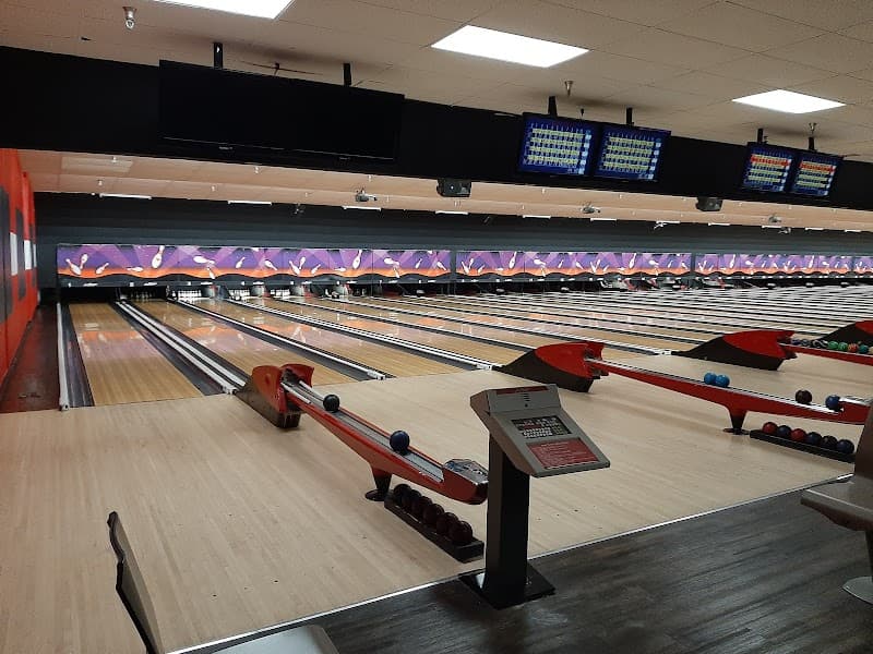 Interior view of AMF Southwest Lanes bowling alley