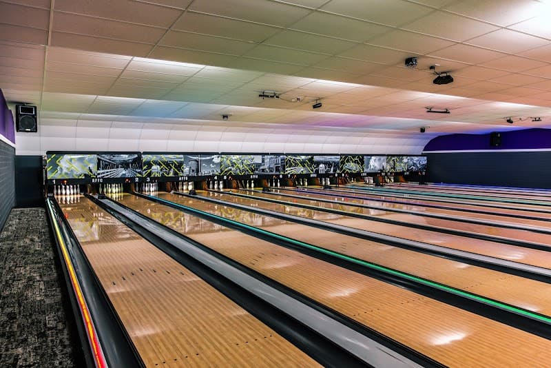 Interior view of Adel Family Fun Center bowling alley