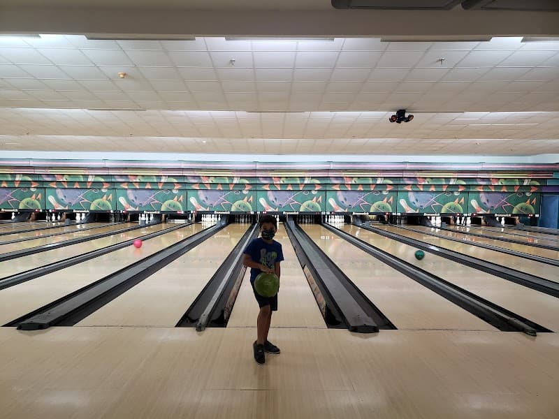 Interior view of Aguadilla Bowling Center bowling alley