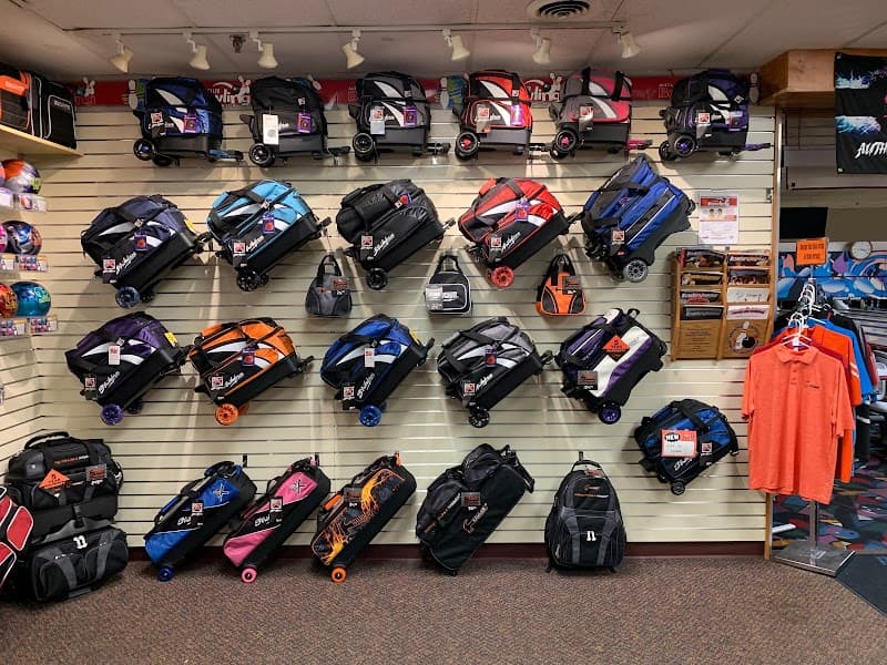 Interior view of Aleta Sill's Bowling World bowling alley
