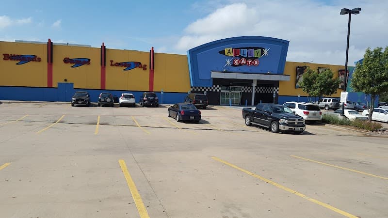 Interior view of Alley Cats Entertainment bowling alley