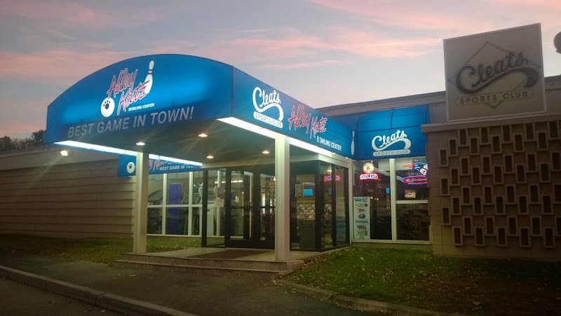 Interior view of Alley Katz Bowling Center bowling alley