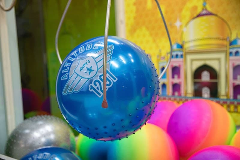 Interior view of Altitude 1291 bowling alley