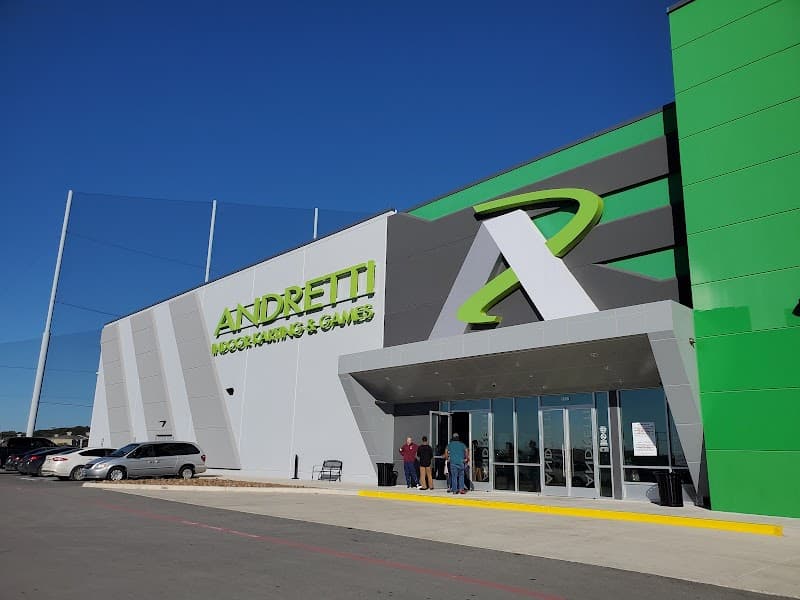Interior view of Andretti Indoor Karting & Games San Antonio bowling alley