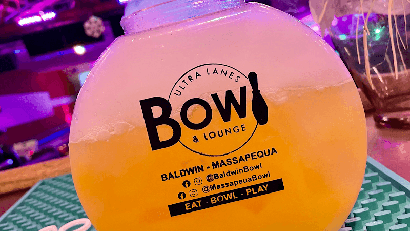 Interior view of Baldwin Bowl & Lounge - Ultra Lanes bowling alley