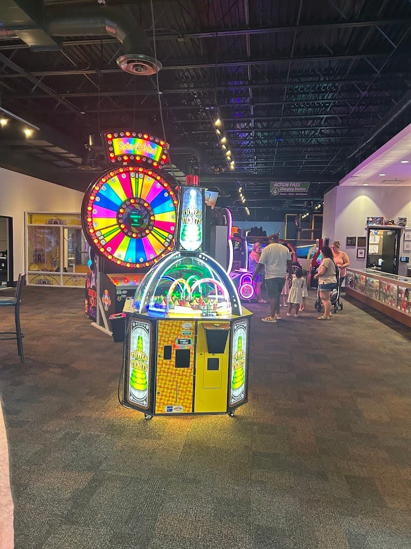 Interior view of Beltline Lanes bowling alley