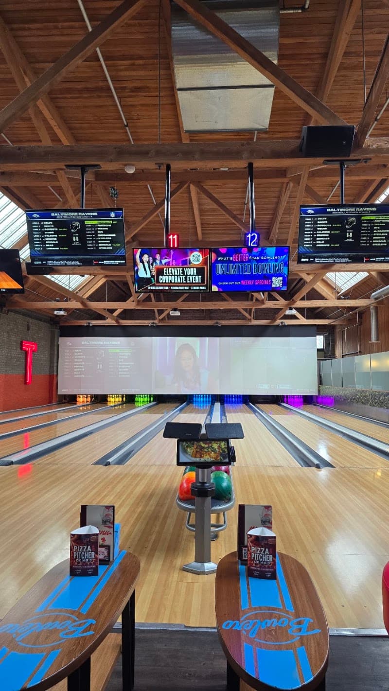Interior view of Better Off Bowling - Seattle - Social Bowling Leagues bowling alley