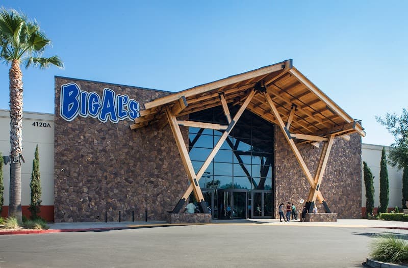 Interior view of Big Al's bowling alley