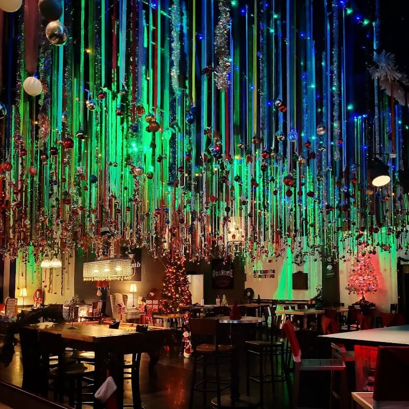 Interior view of Bomb Bar at RollHouse Mentor bowling alley