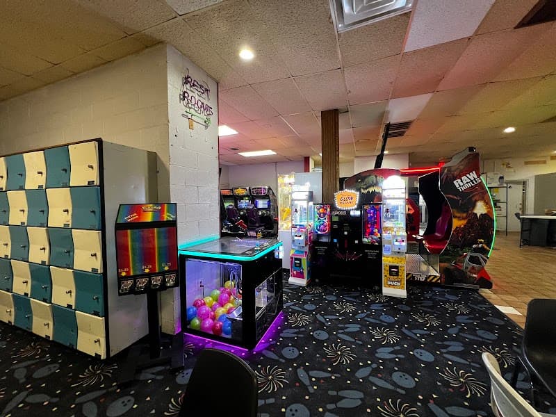 Interior view of Bowl Mor Streator bowling alley