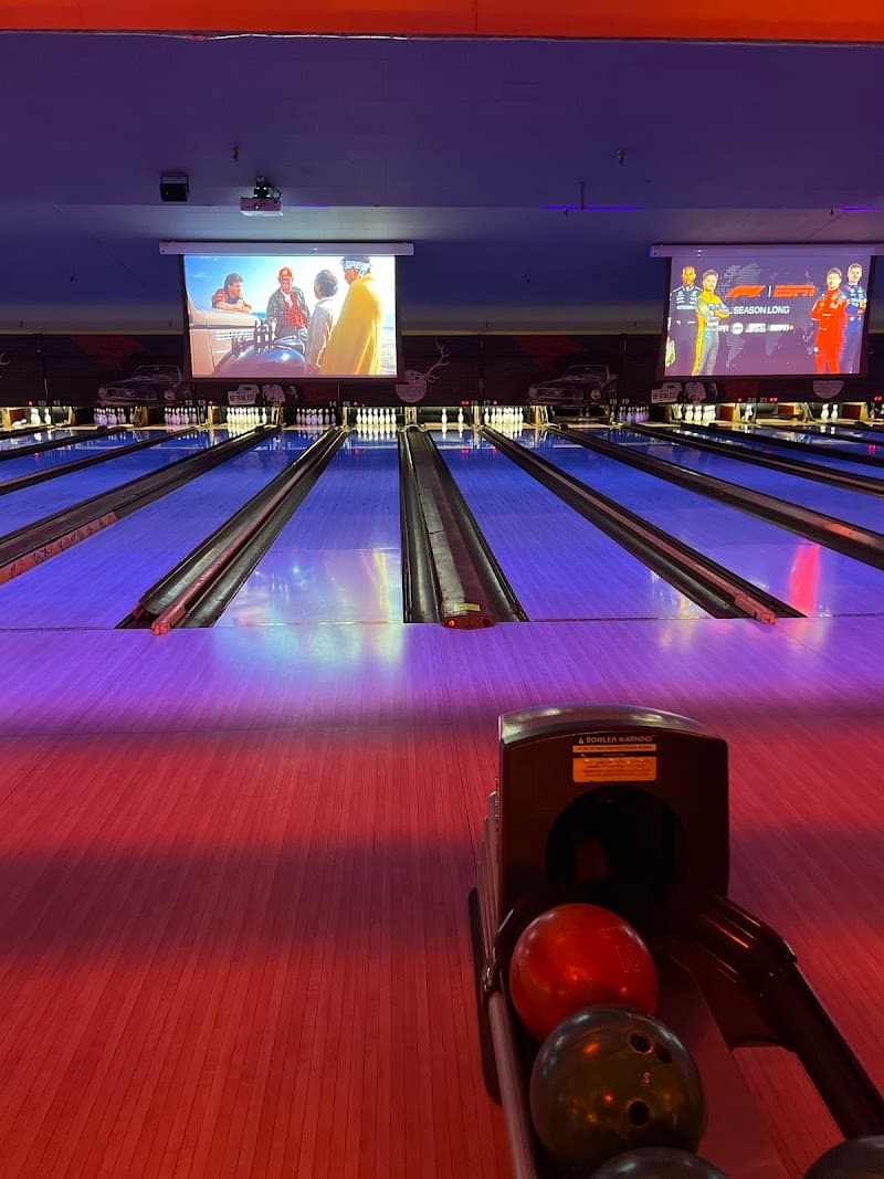 Interior view of Bowlero Lancaster bowling alley