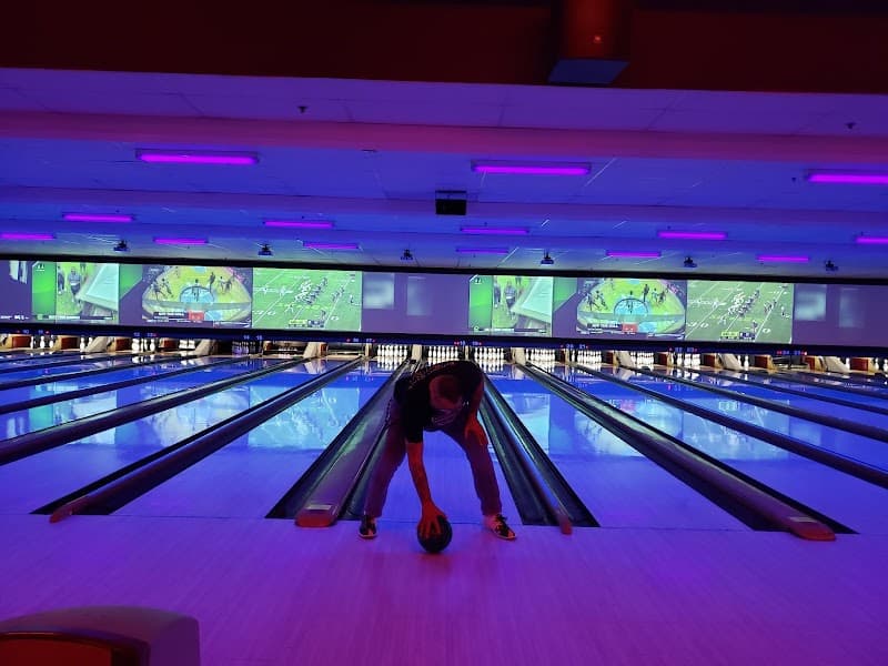 Interior view of Bowlero Lynnwood bowling alley