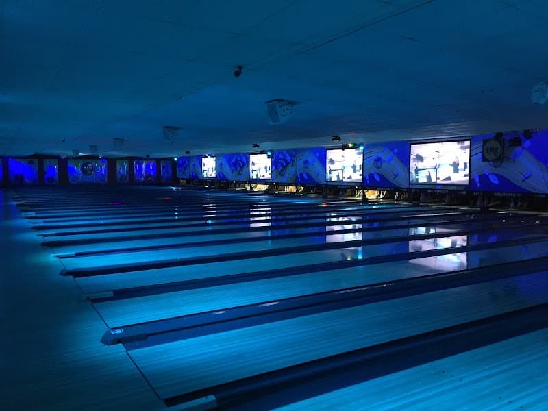 Interior view of Bowlero Spring Hill bowling alley