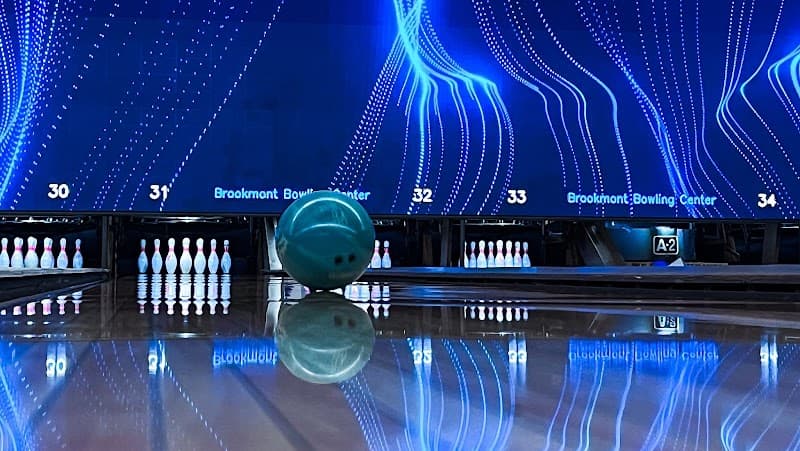 Interior view of Brookmont Bowling Center, Inc. bowling alley