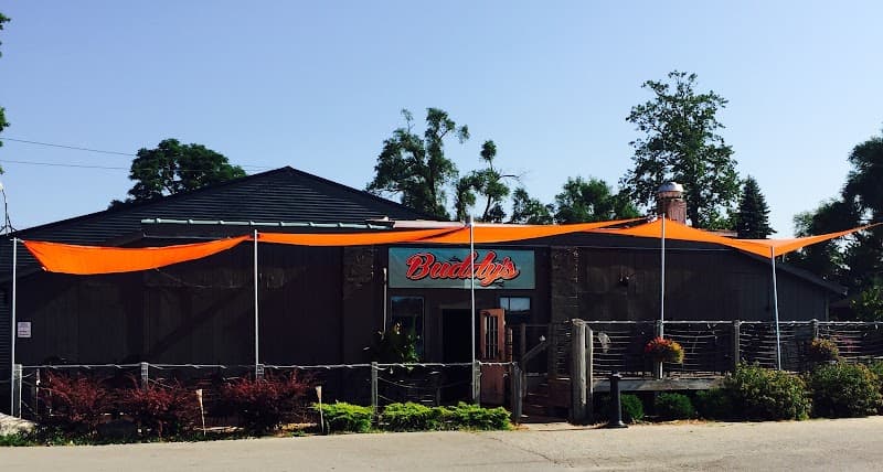 Interior view of Buddy's on the Beach bowling alley