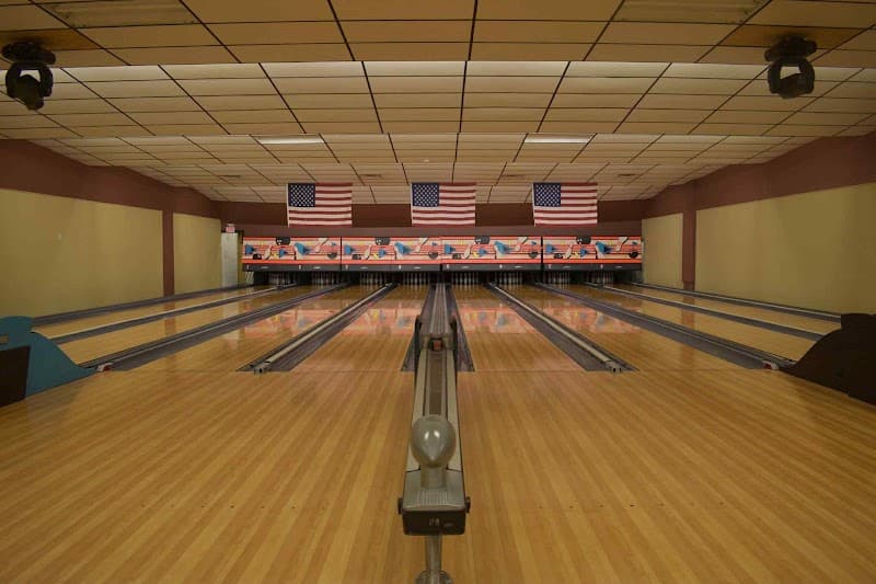 Interior view of Buffalo Street Lanes LLC bowling alley