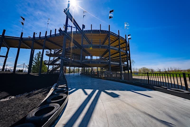 Interior view of C.J. Barrymore's bowling alley