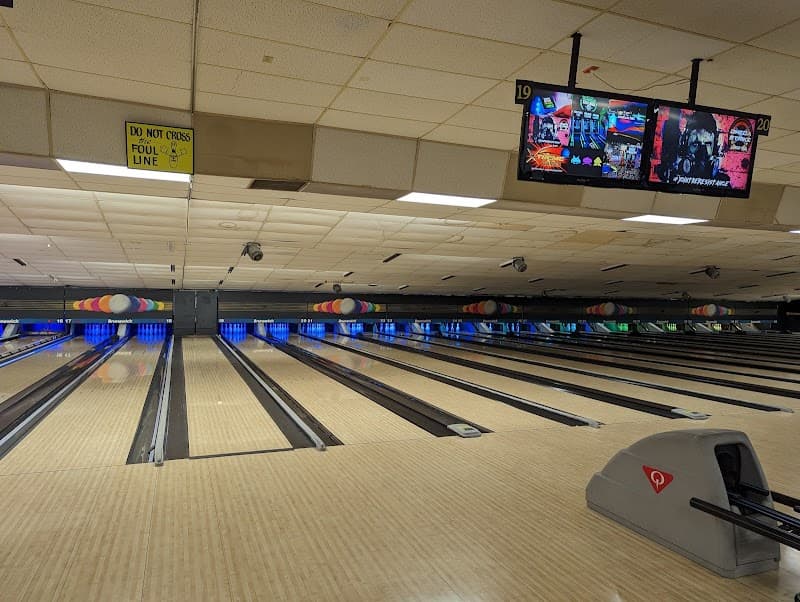 Interior view of Cadillac XBC bowling alley