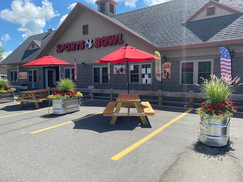 Interior view of Caz Sports Bowl bowling alley