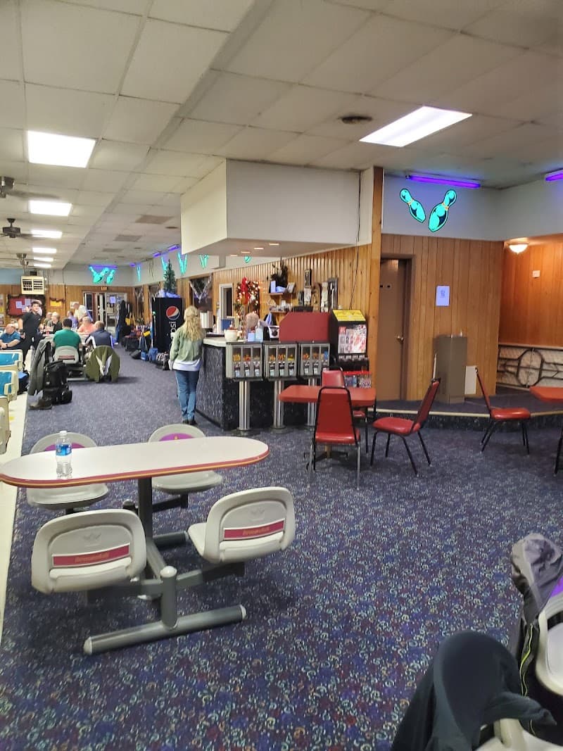 Interior view of Center Lanes Bowling Alley bowling alley
