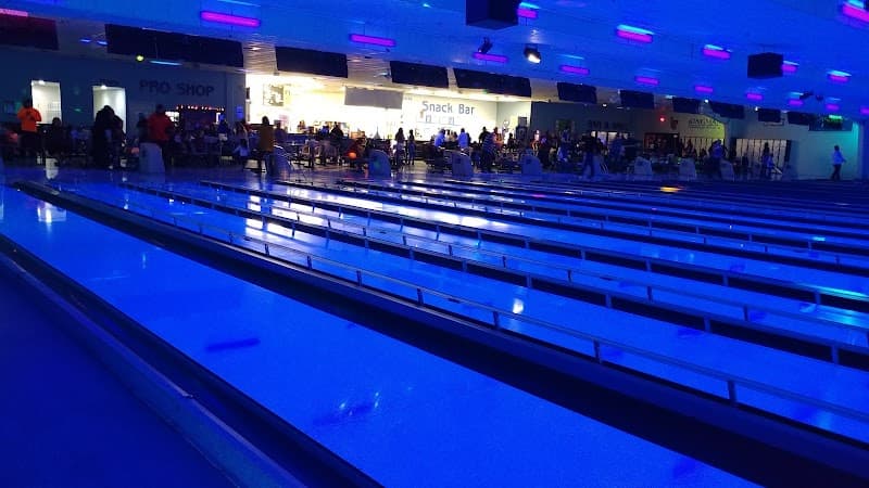 Interior view of Cerbat Lanes bowling alley