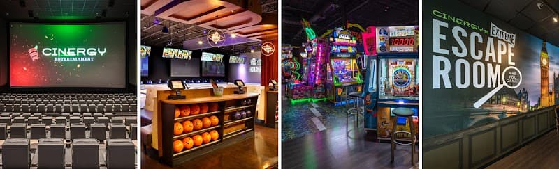 Interior view of Cinergy Amarillo Featuring EPIC bowling alley