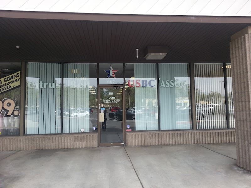 Interior view of Citrus Belt Bowling Office bowling alley