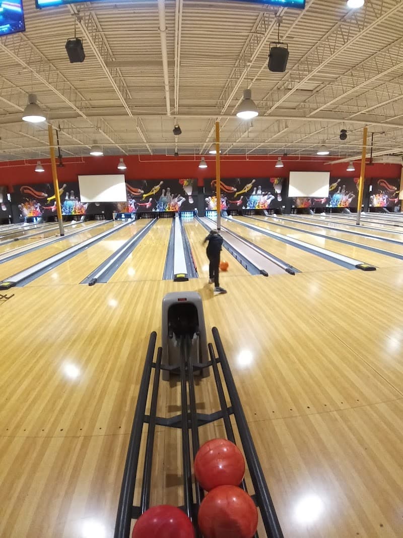 Interior view of Clarksville Strike & Spare bowling alley