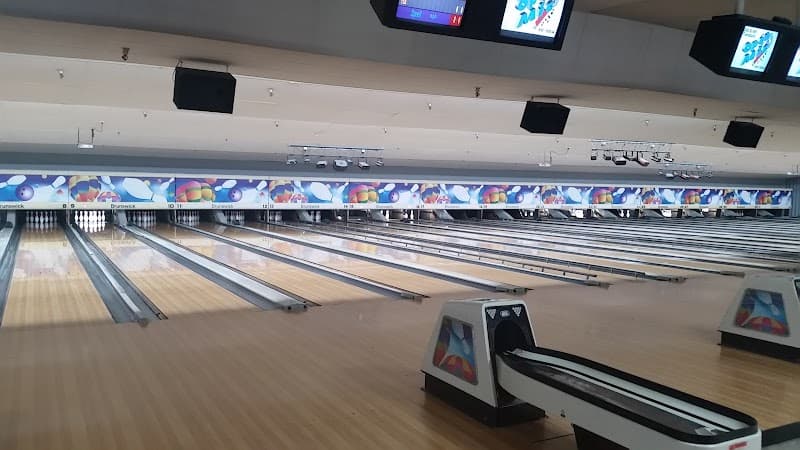 Interior view of Clayton Valley Bowl bowling alley
