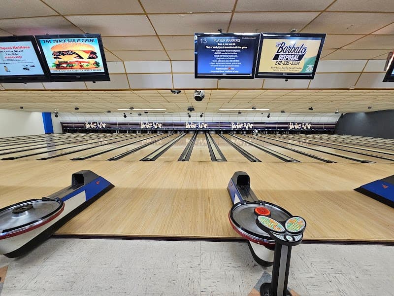 Interior view of Cove Bowling and Entertainment bowling alley