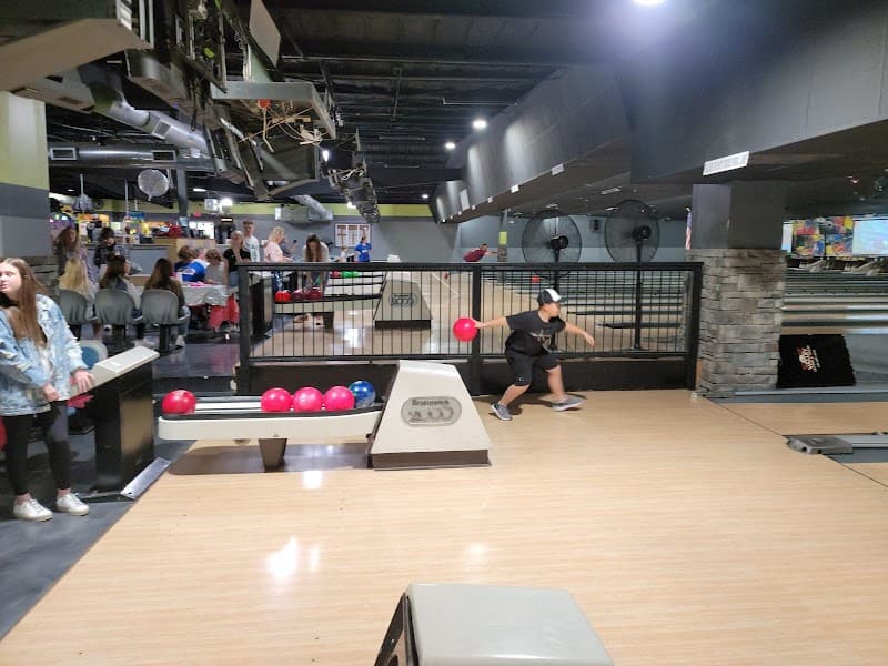 Interior view of Cullman Bowling Center bowling alley