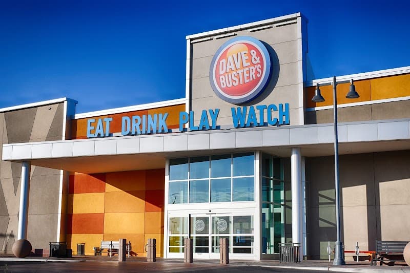 Interior view of Dave & Buster's Tucson bowling alley