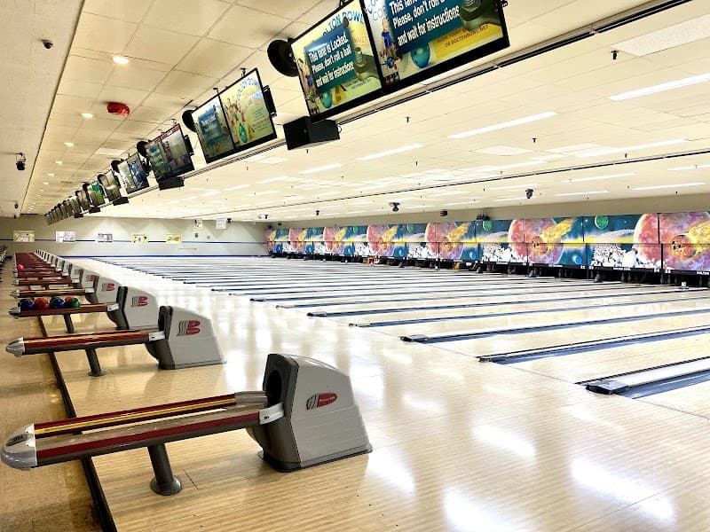 Interior view of Dolton Bowl bowling alley