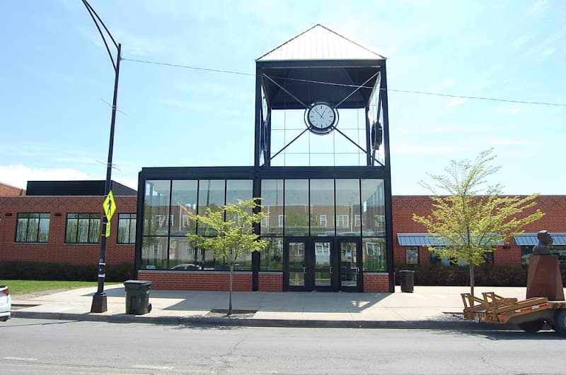 Interior view of Dr. Martin Luther King, Jr. Roller Skating and Bowling Center bowling alley