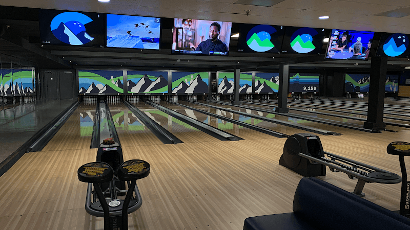 Interior view of Elevation Bowl bowling alley