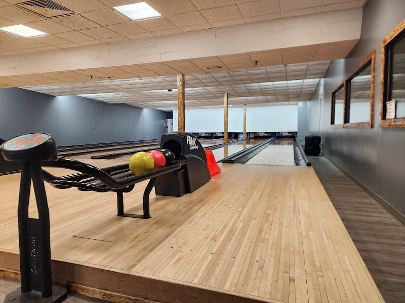 Interior view of Fairfield Bay Lanes bowling alley