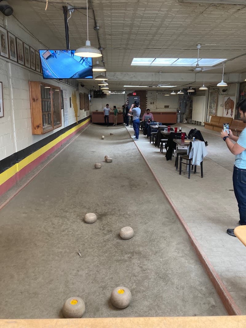 Interior view of Feather Bowling And... bowling alley