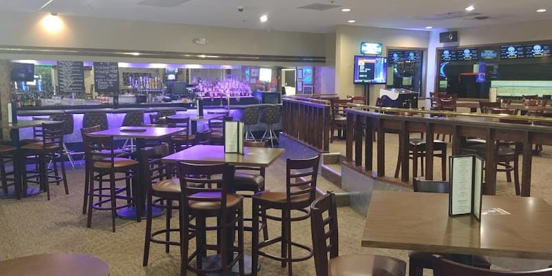 Interior view of Fireside Lanes bowling alley