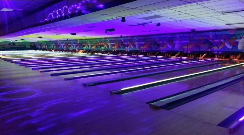 Interior view of Fishkill Bowl bowling alley