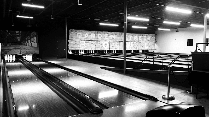 Interior view of Garden Street Bowl bowling alley