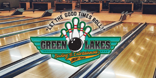 Interior view of Green Lake Lanes Inc bowling alley