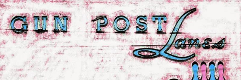 Interior view of Gun Post Lanes bowling alley