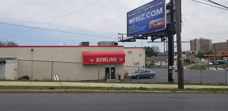 Interior view of Haja Rose Bowl bowling alley