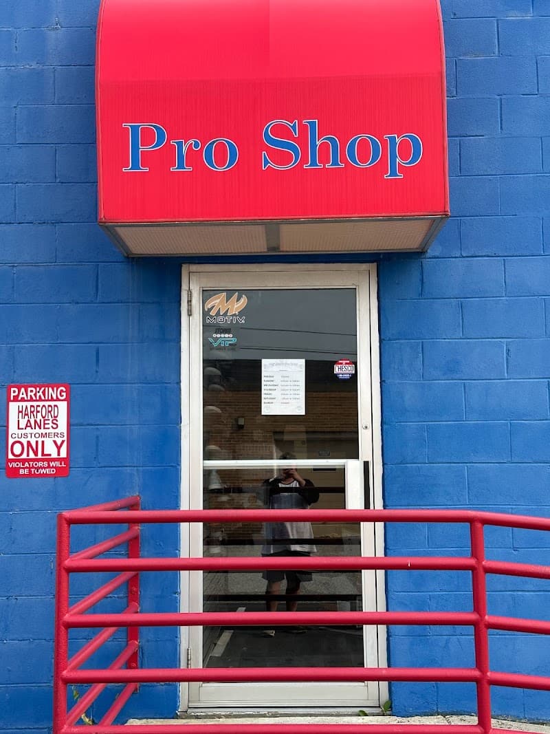 Interior view of High Flush Pro Shop bowling alley