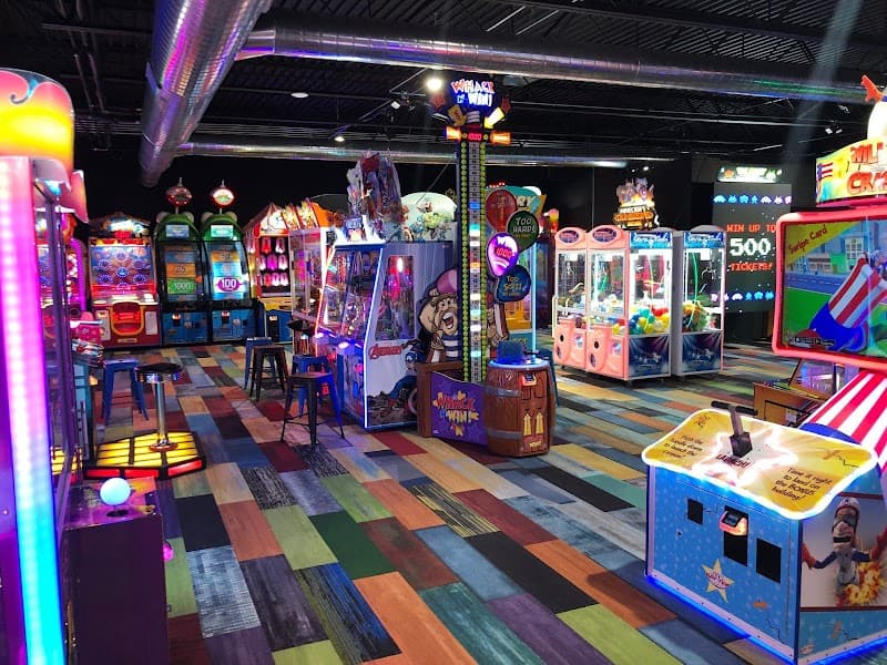 Interior view of JAX 60 bowling alley