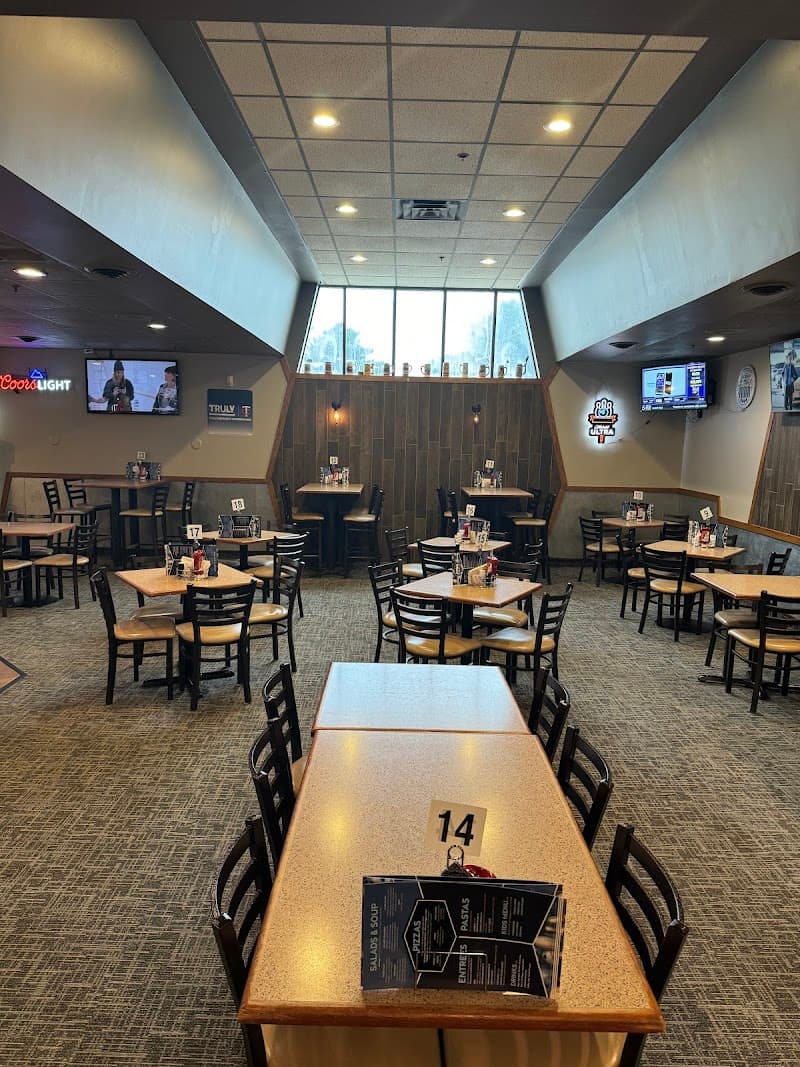 Interior view of J-Mo's Bowl bowling alley