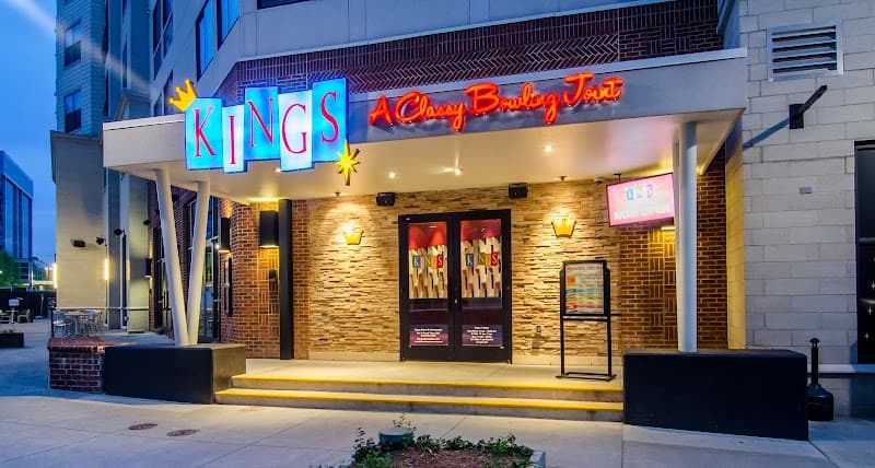 Interior view of Kings Bowl-North Hills bowling alley